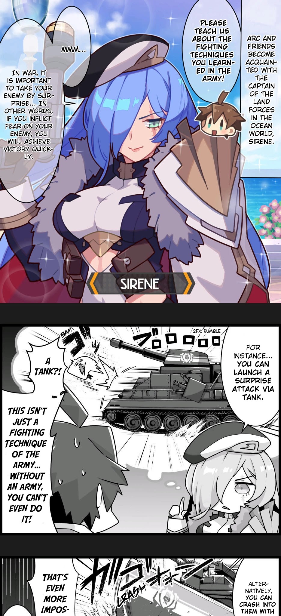 Waafuri World Chapter 44 page 1 - Chapter 44: Sirene's Debut