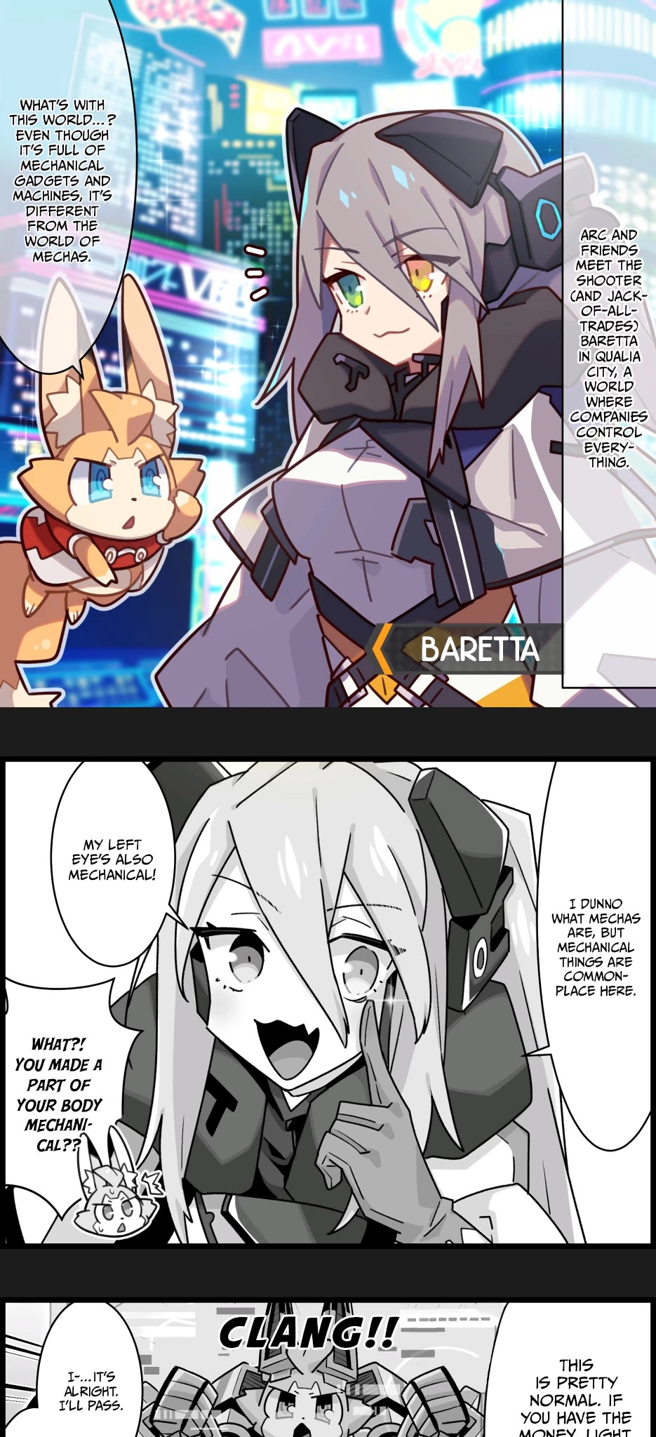 Waafuri World Chapter 53 page 1 - Chapter 53: Baretta's Debut