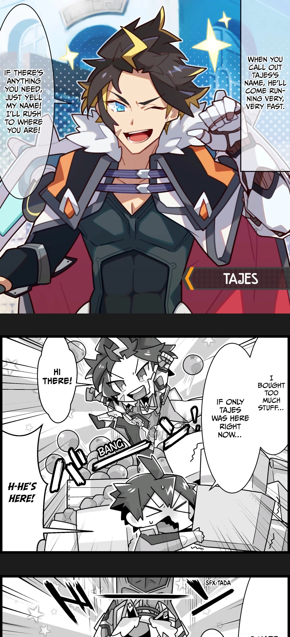 Waafuri World Chapter 54 page 1 - Chapter 54: Tajes's Debut