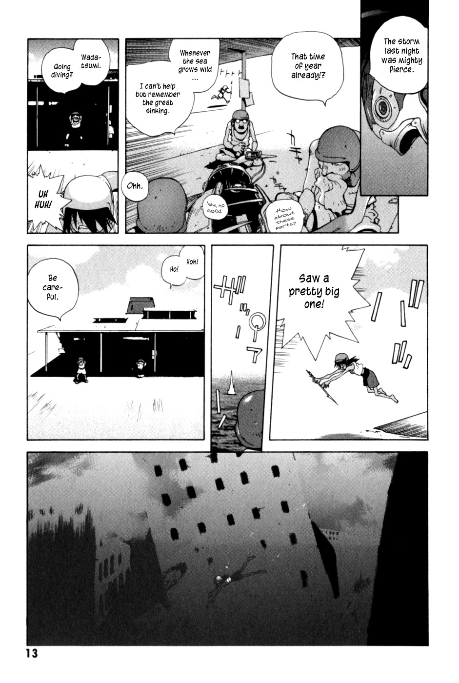 Wadatsumi Chapter 1 page 13 - Chapter 1: Visitor
