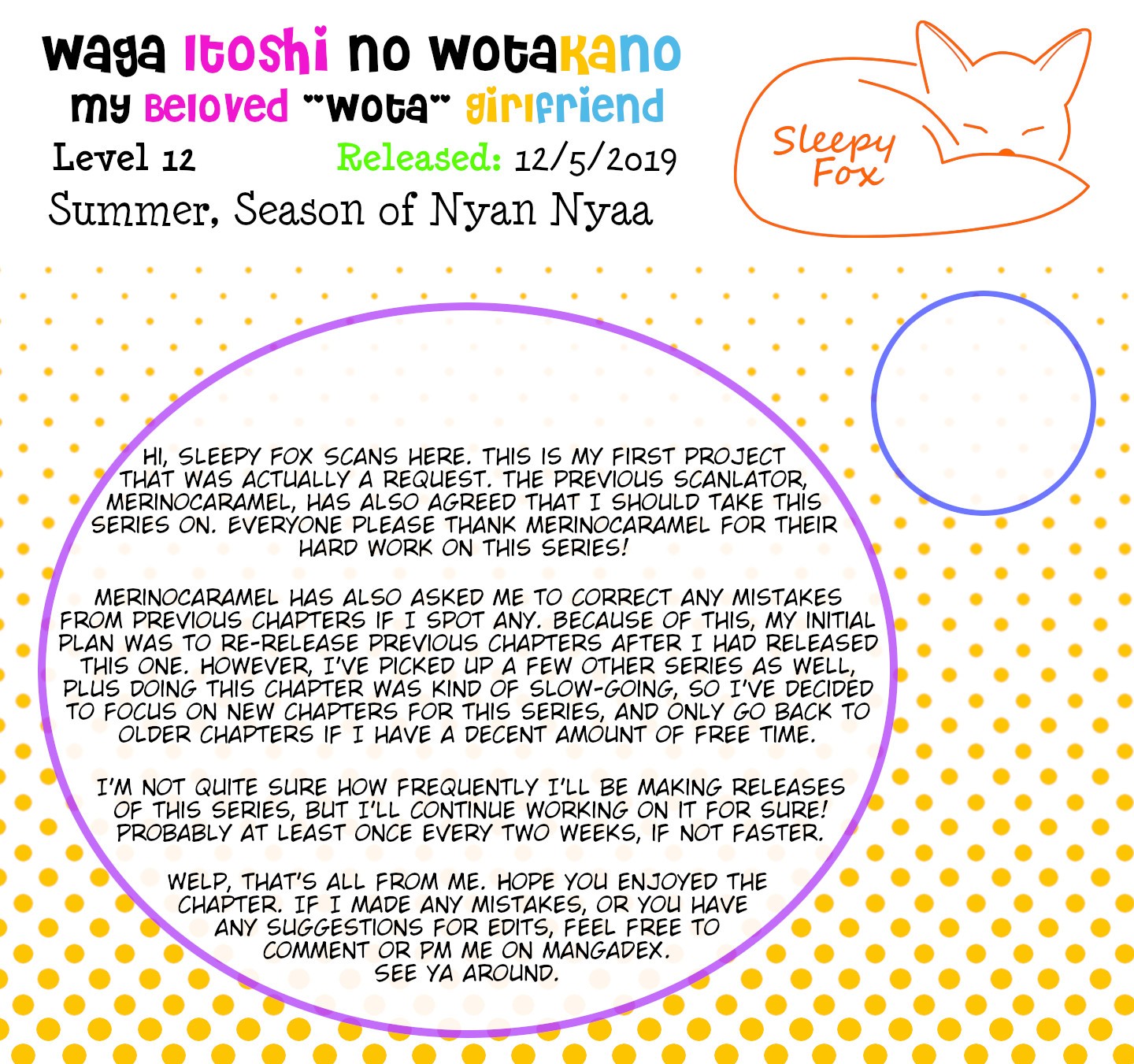 Waga Itoshi no Wota Kanojo Chapter 12 page 36 - Chapter 12: Summer, Season of Nyan Nyaa