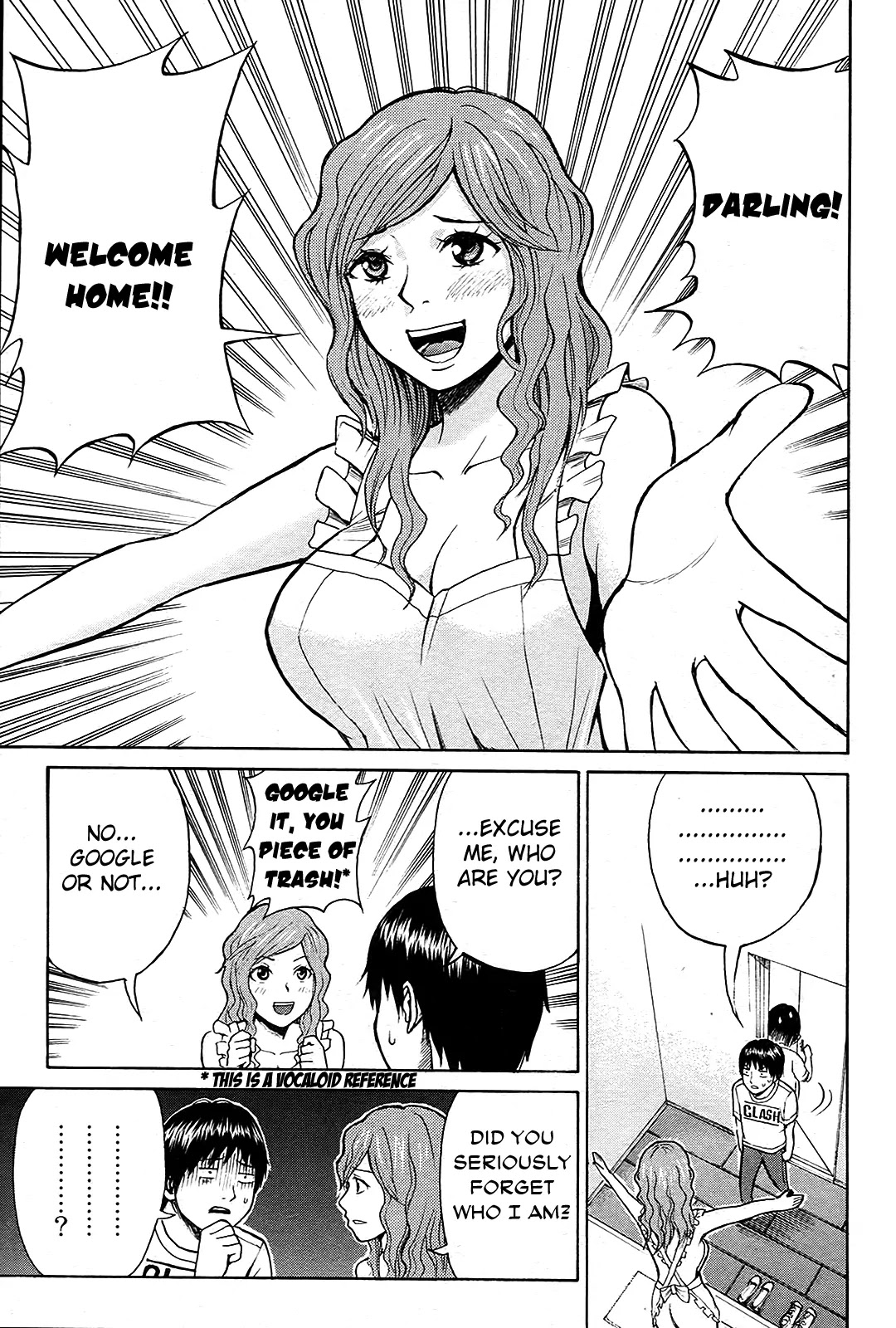 Wagatsuma-san wa Ore no Yome Chapter 1.3 page 36 - Vol.1 Chapter 3: Kimoota Riot