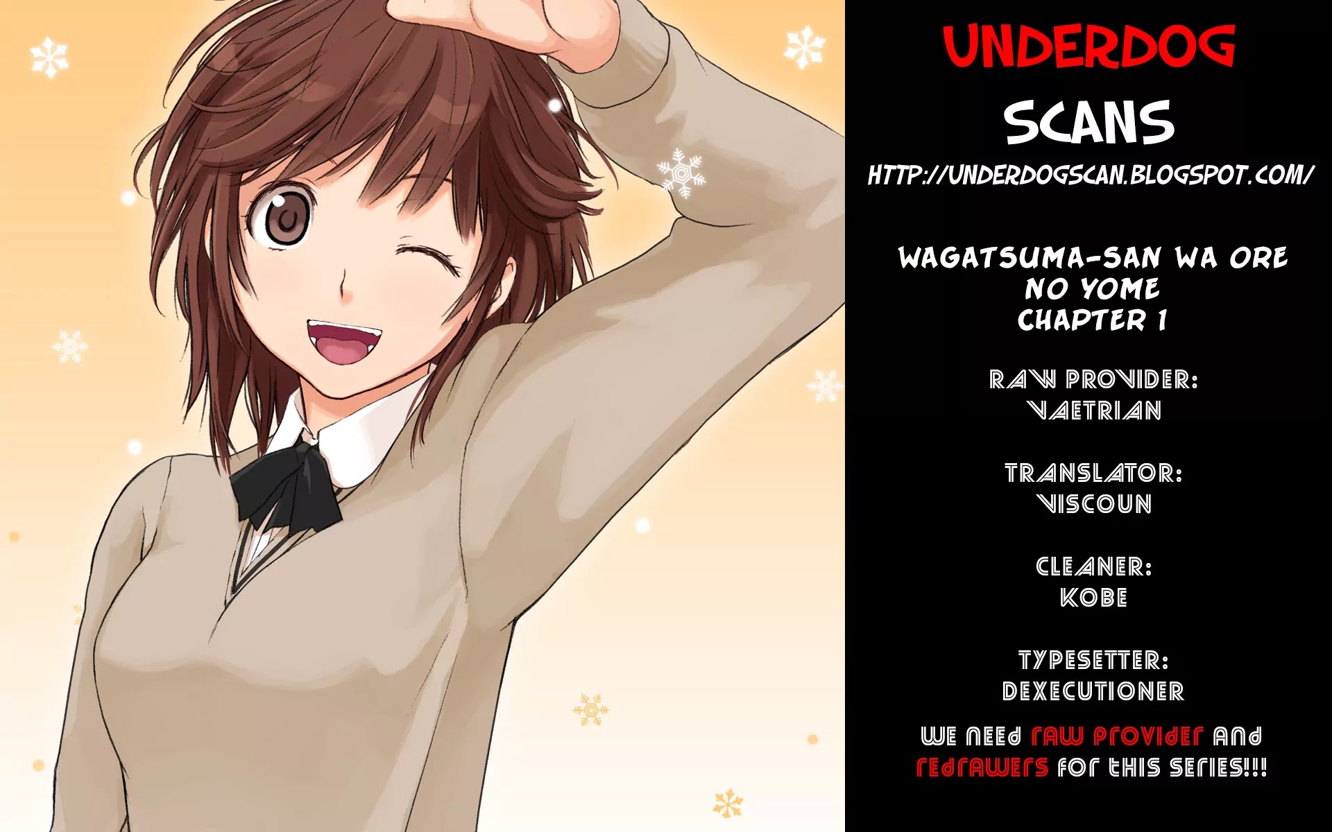 Wagatsuma-san wa Ore no Yome Chapter 3.1 page 1 - Vol.3 Chapter 1: Career Opportunities