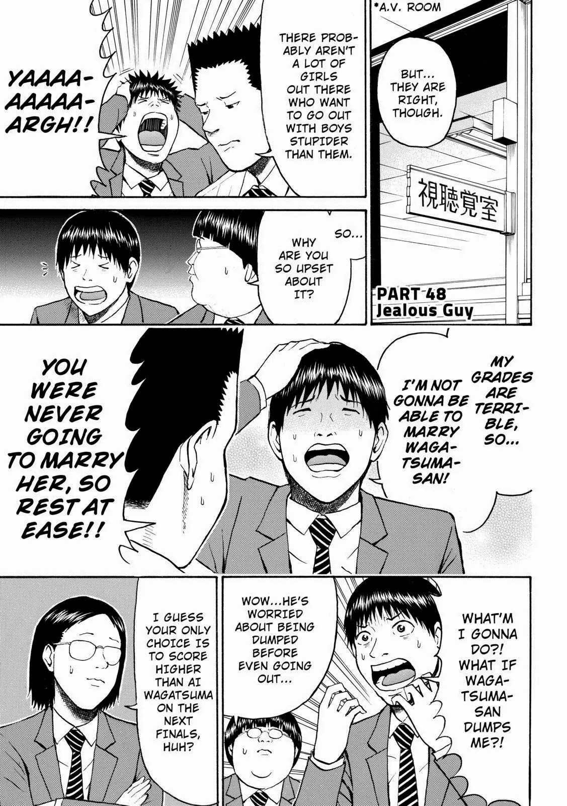 Wagatsuma-san wa Ore no Yome Chapter 8.48 page 3 - Vol.8 Chapter 48: Jealous Guy