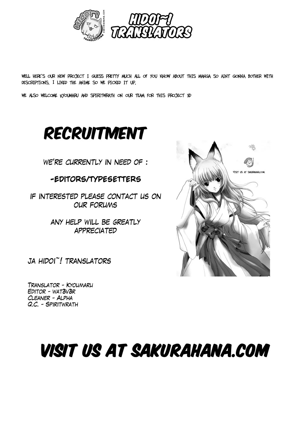 Wagaya no Oinarisama. Chapter 1 page 47 - Chapter 1: Nice to Meet You, Tenko-sama
