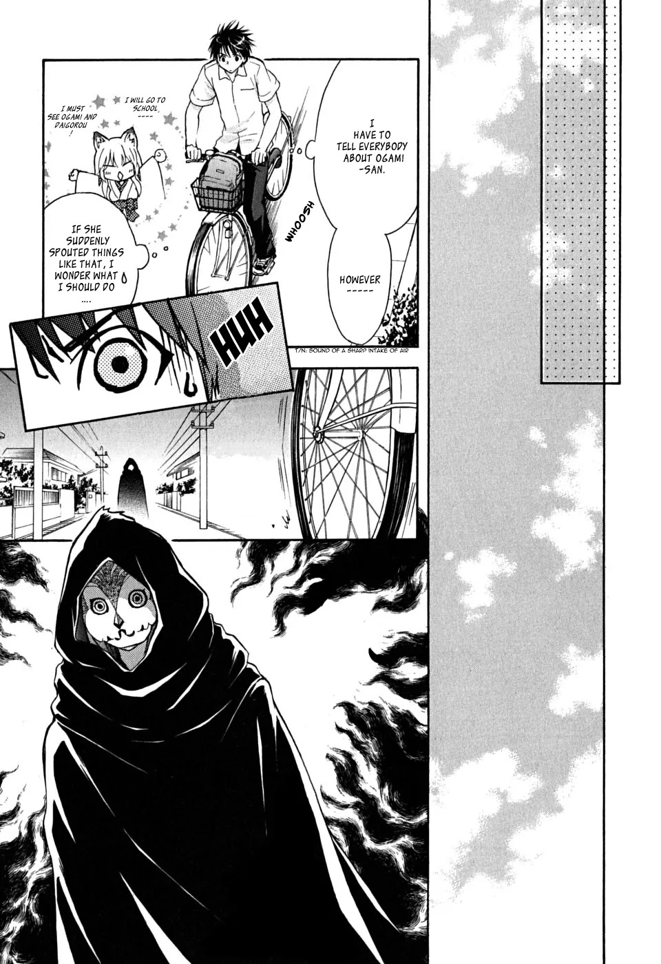 Wagaya no Oinarisama. Chapter 16 page 13 - Chapter 16: Our Neighbor, Mubyou-chan