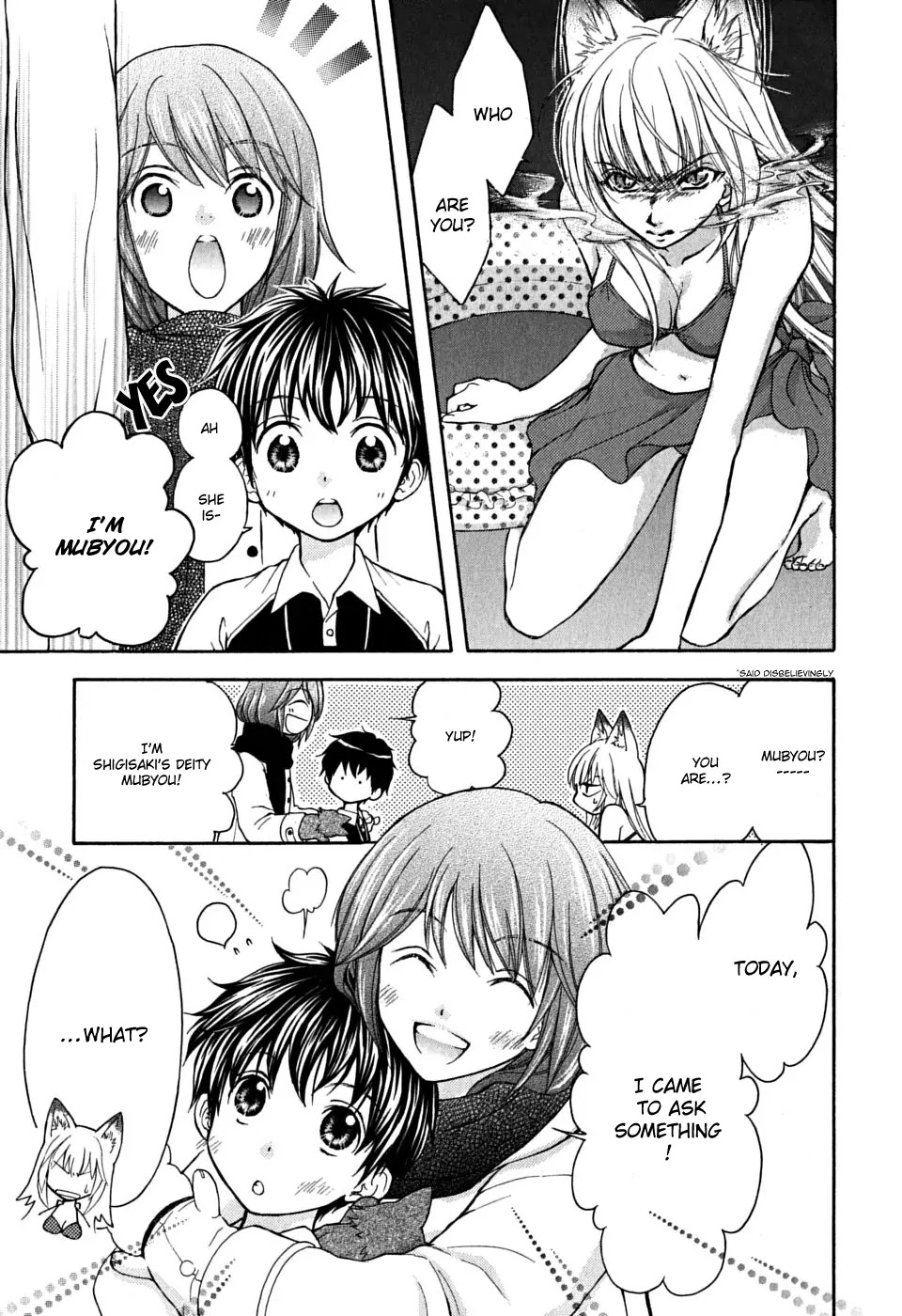 Wagaya no Oinarisama. Chapter 16 page 7 - Chapter 16: Our Neighbor, Mubyou-chan