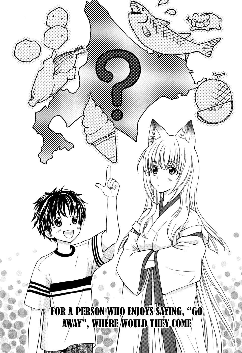 Wagaya no Oinarisama. Chapter 20 page 1 - Chapter 20: For A Person WhoEnjoys Saying, "Go Away", Where Would They Come
