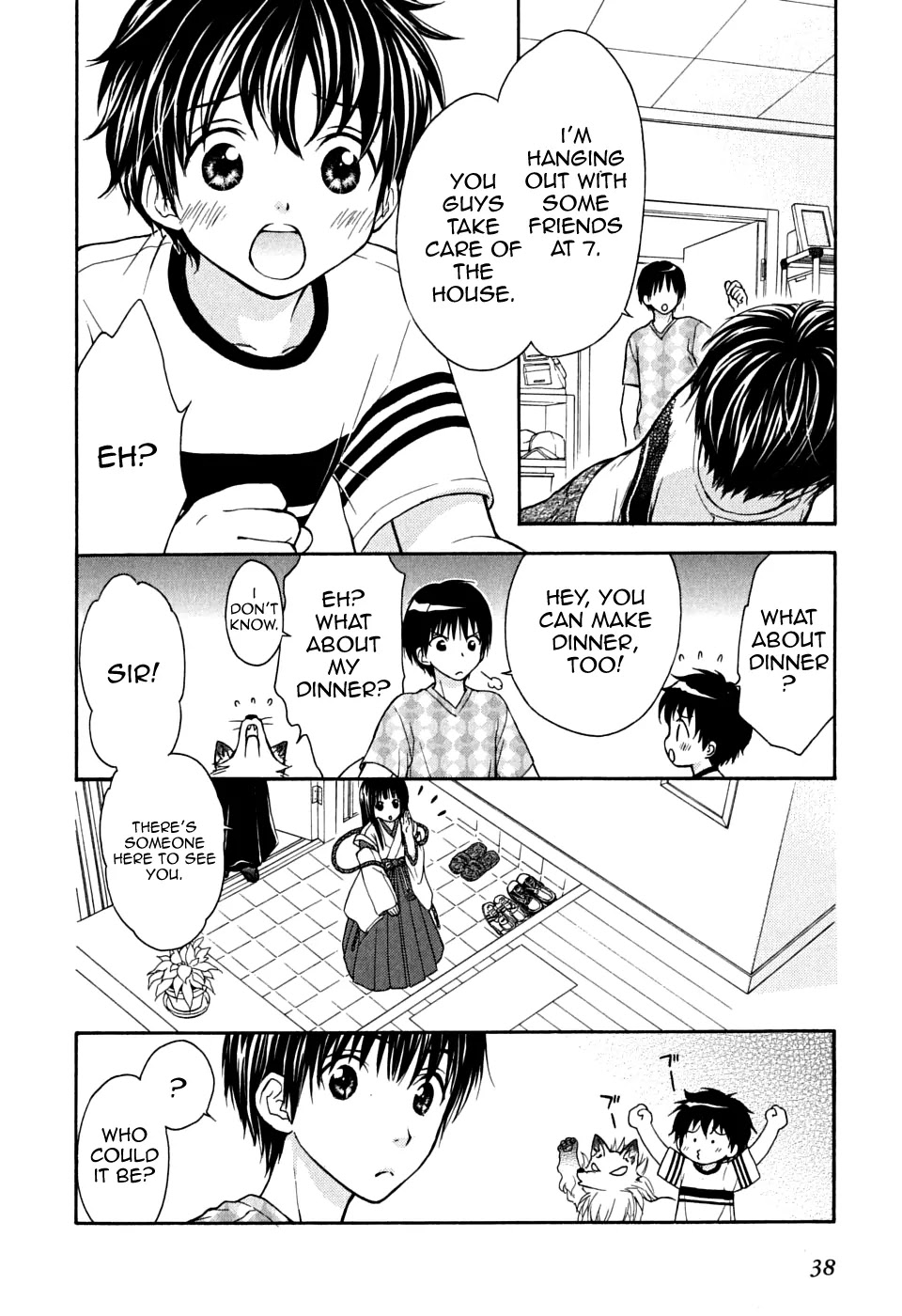 Wagaya no Oinarisama. Chapter 20 page 14 - Chapter 20: For A Person WhoEnjoys Saying, "Go Away", Where Would They Come