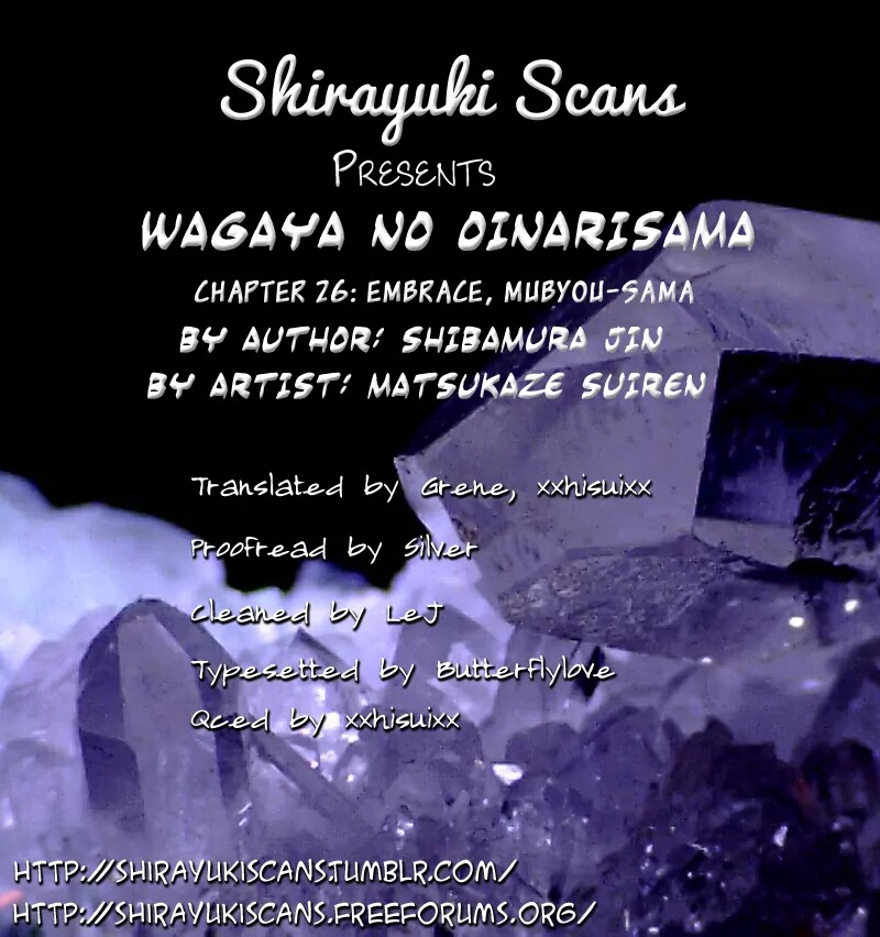 Wagaya no Oinarisama. Chapter 26 page 36 - Chapter 26: Embrace, Mubyou-sama
