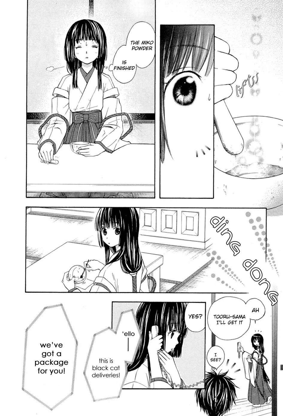 Wagaya no Oinarisama. Chapter 32 page 14 - Chapter 32: It's a Delivery, Oinarisama