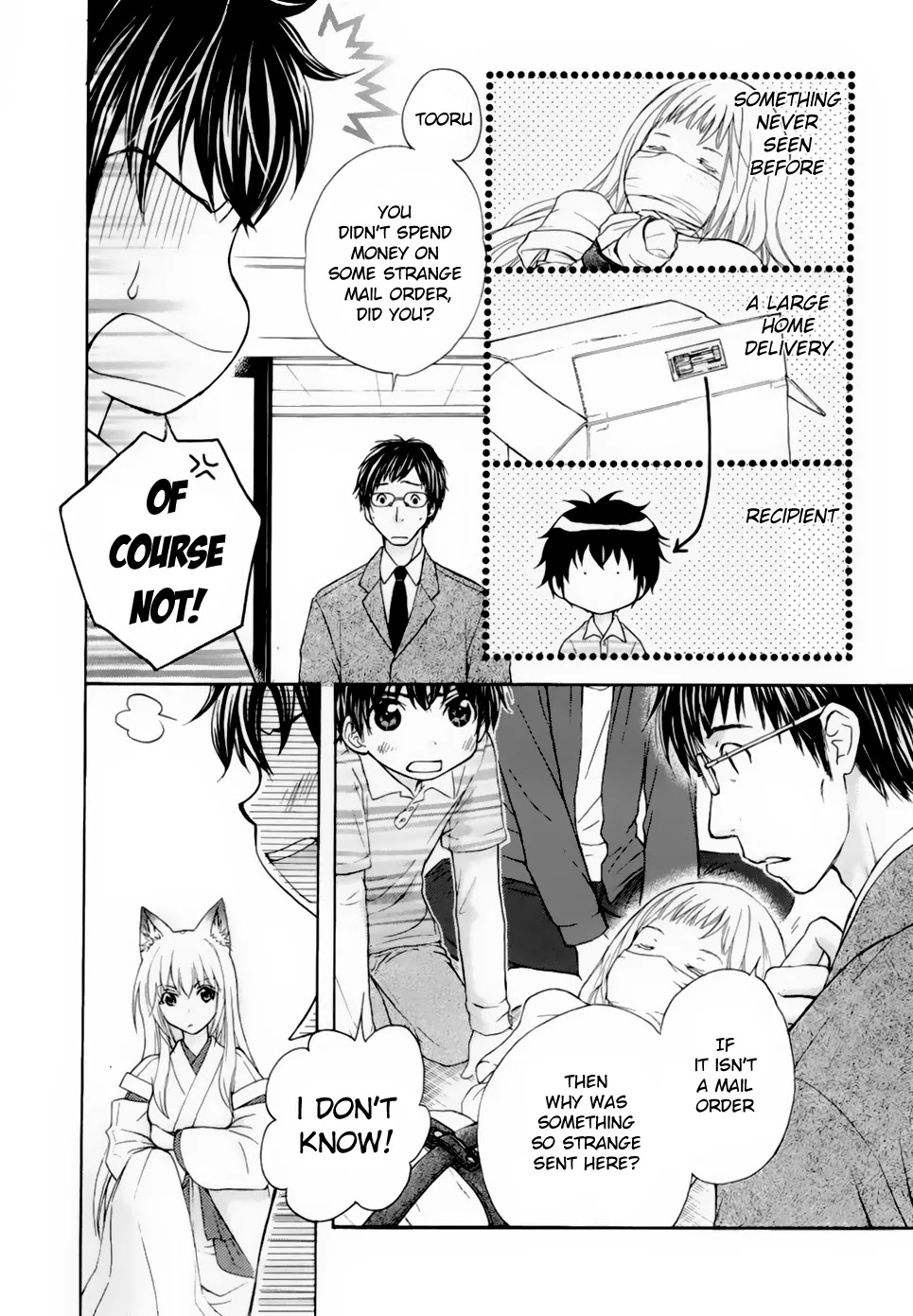 Wagaya no Oinarisama. Chapter 32 page 28 - Chapter 32: It's a Delivery, Oinarisama