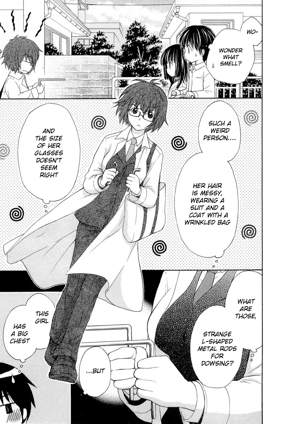 Wagaya no Oinarisama. Chapter 33 page 13 - Chapter 33: Missing person, the woman with tattoos