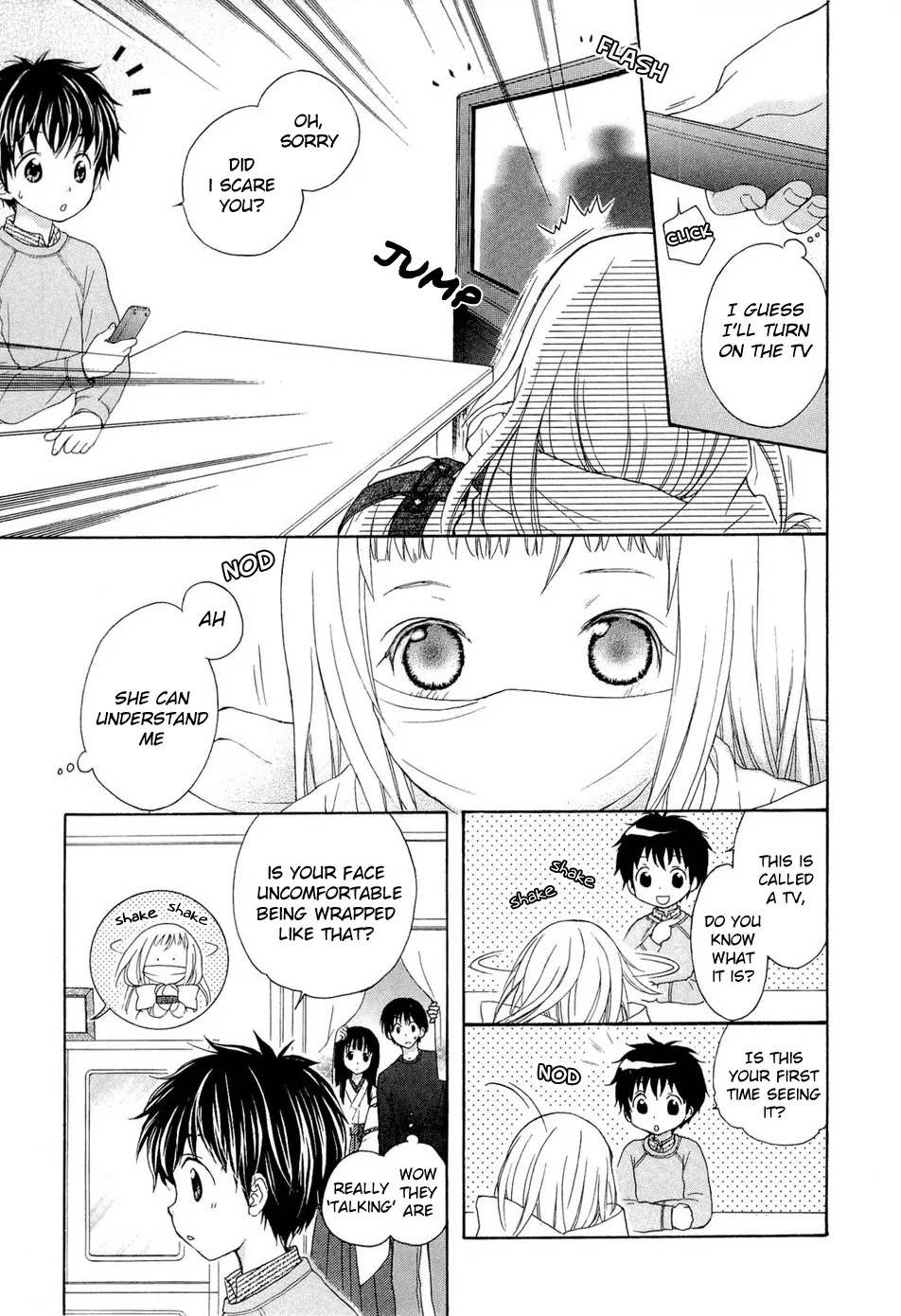Wagaya no Oinarisama. Chapter 33 page 27 - Chapter 33: Missing person, the woman with tattoos