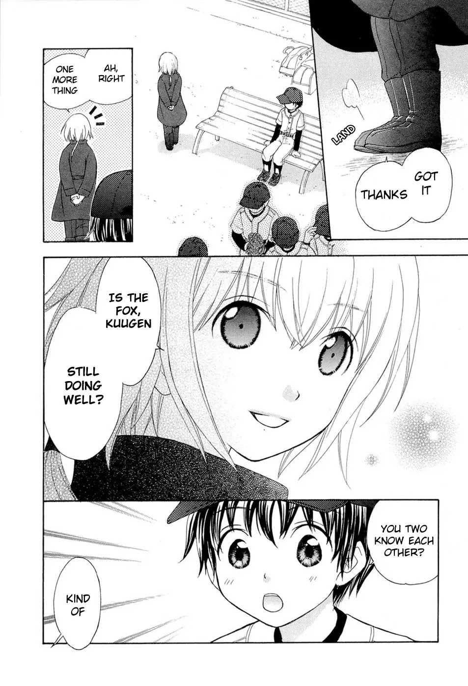 Wagaya no Oinarisama. Chapter 33 page 8 - Chapter 33: Missing person, the woman with tattoos