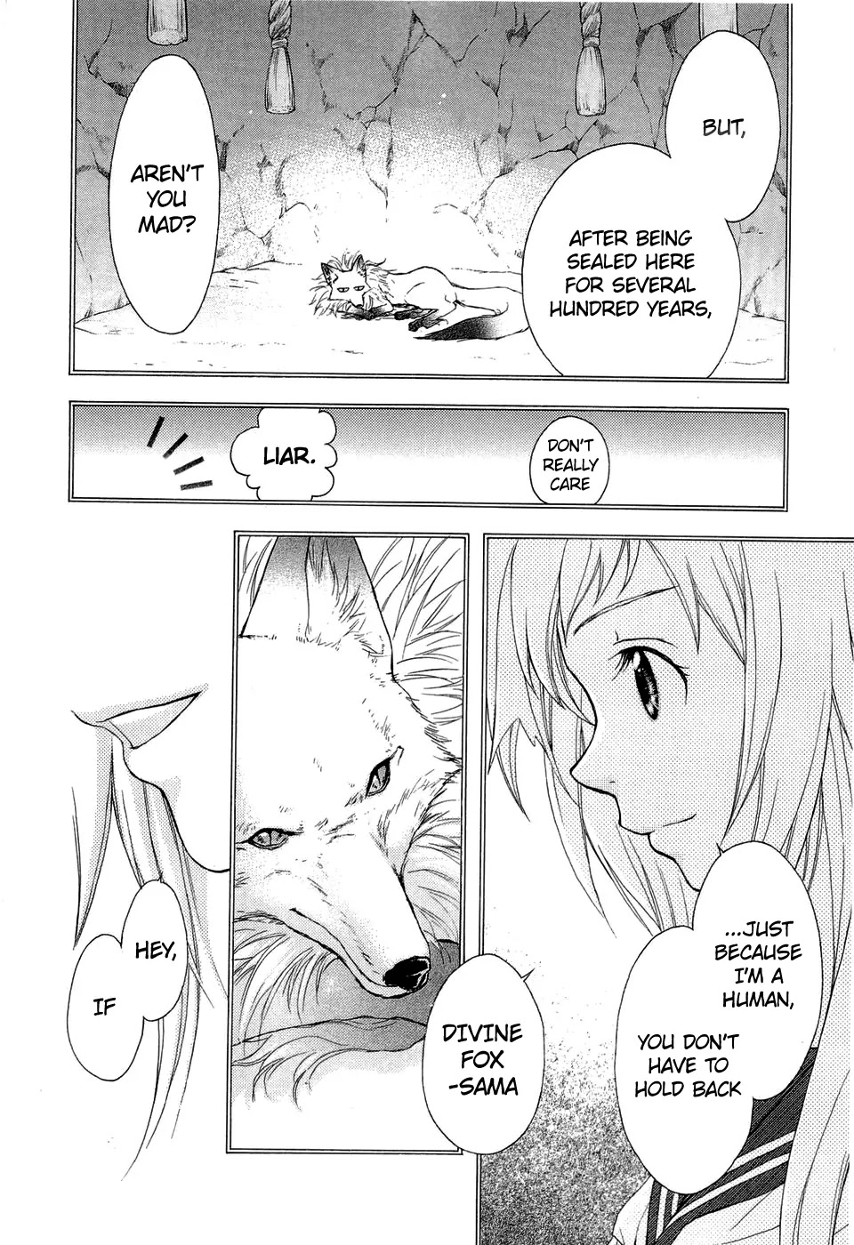Wagaya no Oinarisama. Chapter 35 page 8 - Chapter 35: Mother and Son, Onarisama