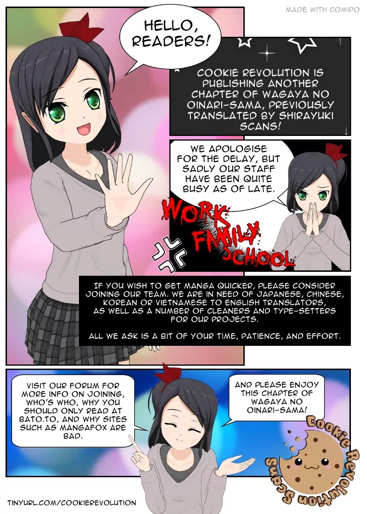Wagaya no Oinarisama. Chapter 40 page 2 - Chapter 40: Please give it back, Fox Spirit-sama