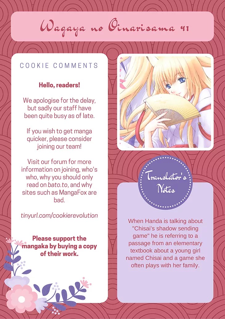 Wagaya no Oinarisama. Chapter 41 page 30 - Chapter 41: With a White Butterfly, Fox Spirit-sama