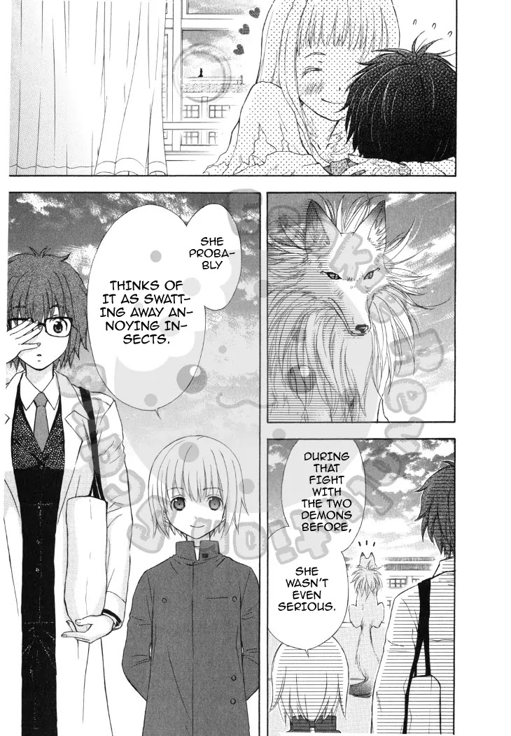 Wagaya no Oinarisama. Chapter 42 page 25 - Chapter 42: Red Eyes, Class-Duty-san