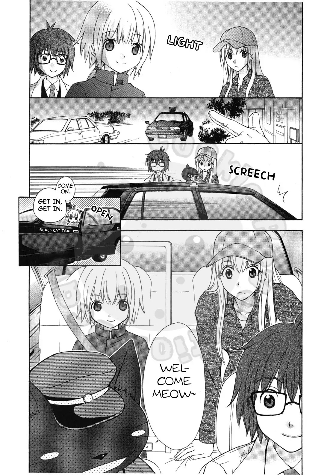 Wagaya no Oinarisama. Chapter 45 page 7 - Chapter 45: In Pursuit! Black Cat-Taxi