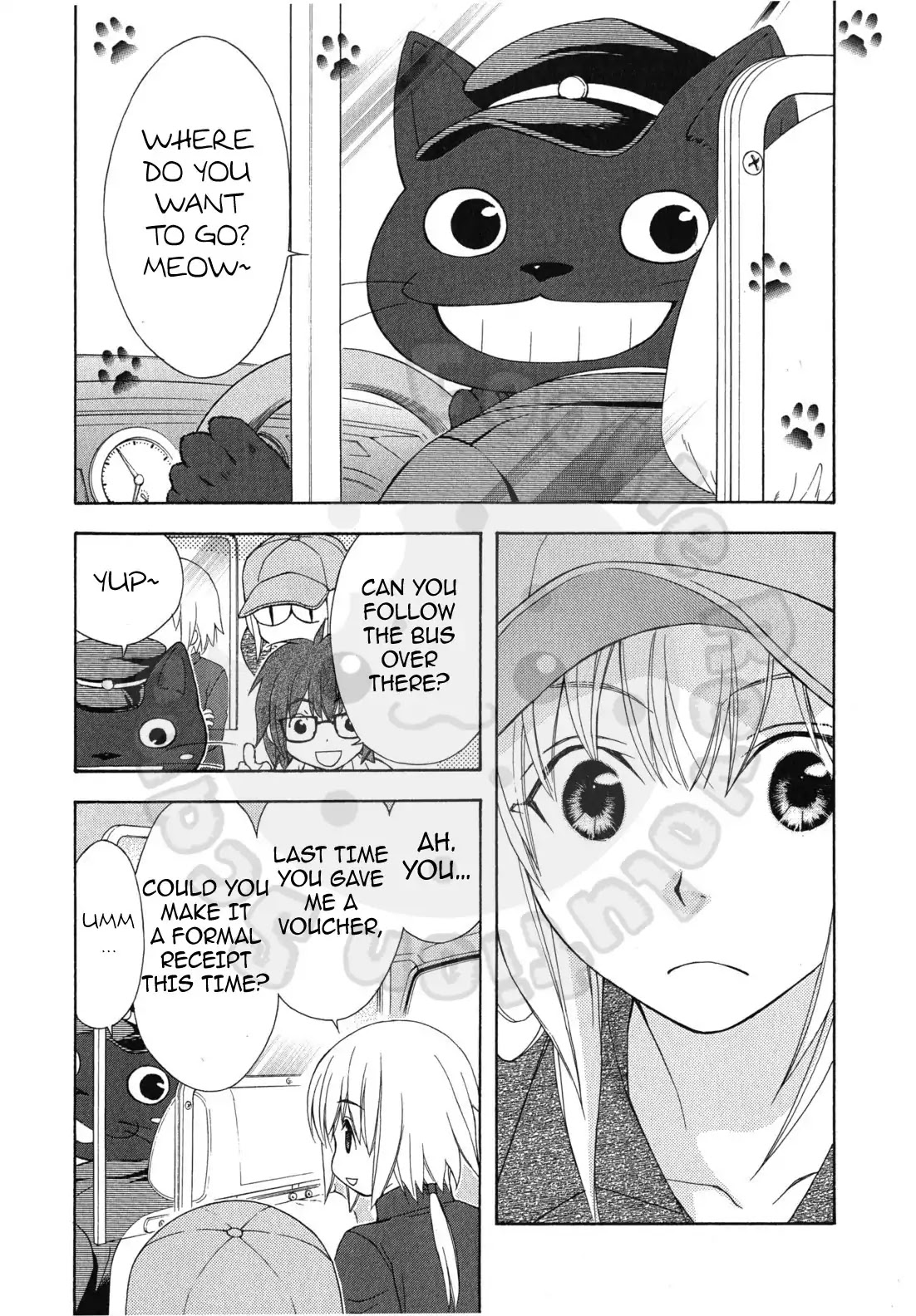 Wagaya no Oinarisama. Chapter 45 page 8 - Chapter 45: In Pursuit! Black Cat-Taxi