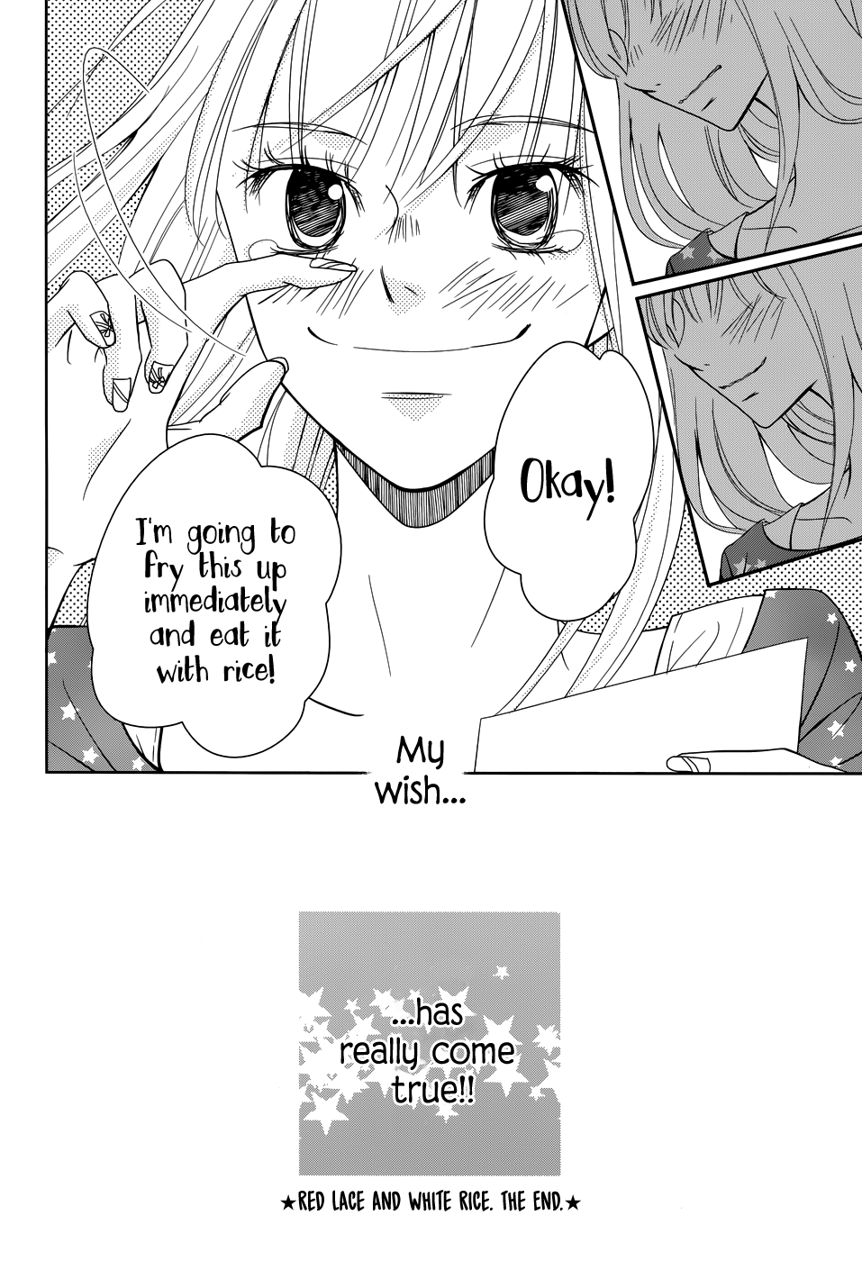 Wagaya wa Kiseki de Afureteru Chapter 3.5 page 41 - Chapter 3.5: Red Lace and White Rice