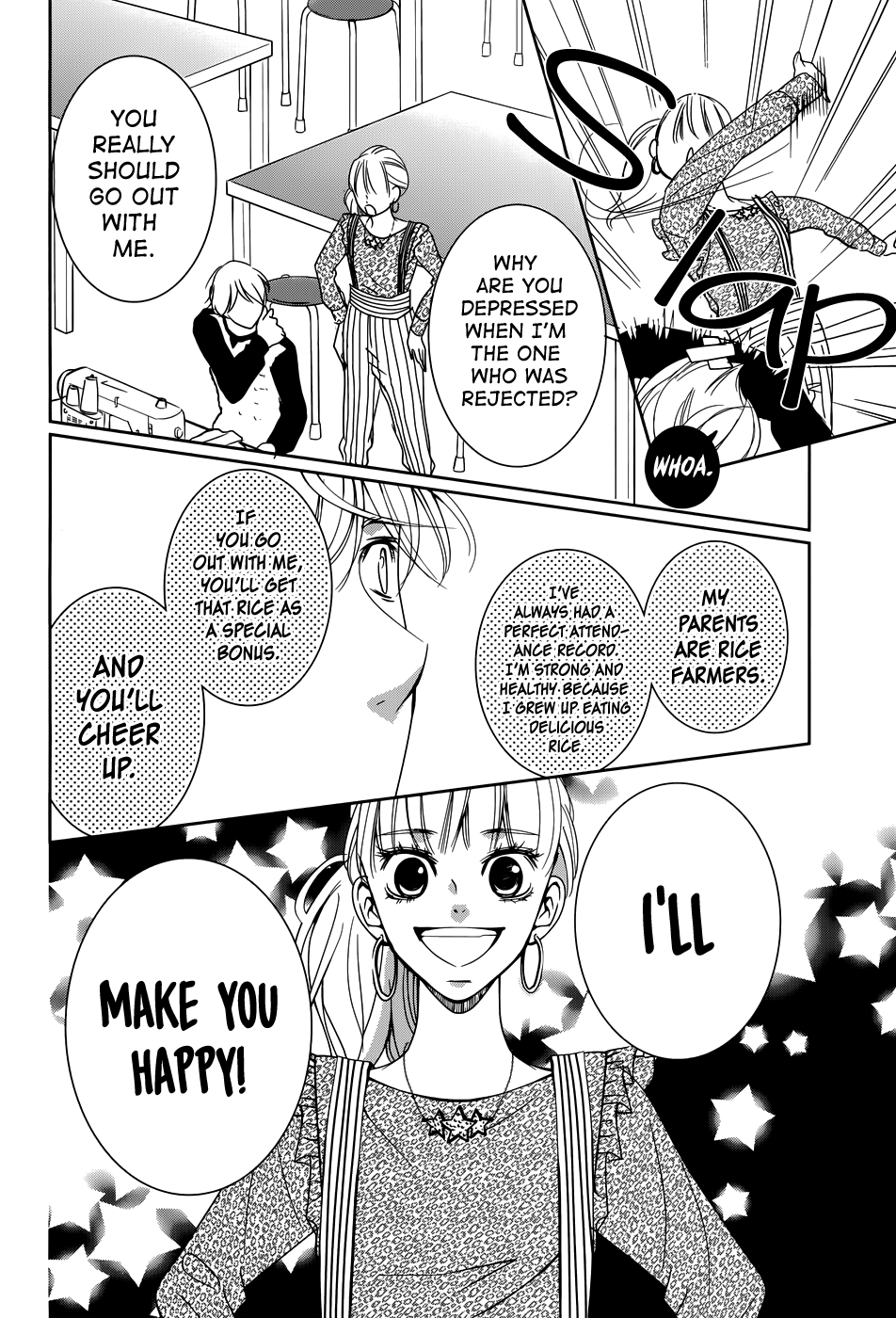 Wagaya wa Kiseki de Afureteru Chapter 3.5 page 7 - Chapter 3.5: Red Lace and White Rice