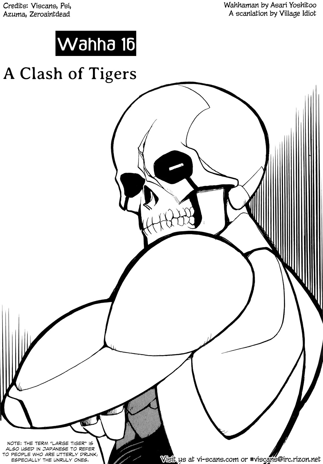 Wahhaman Chapter 16 page 1 - Chapter 16: A Clash of Tigers