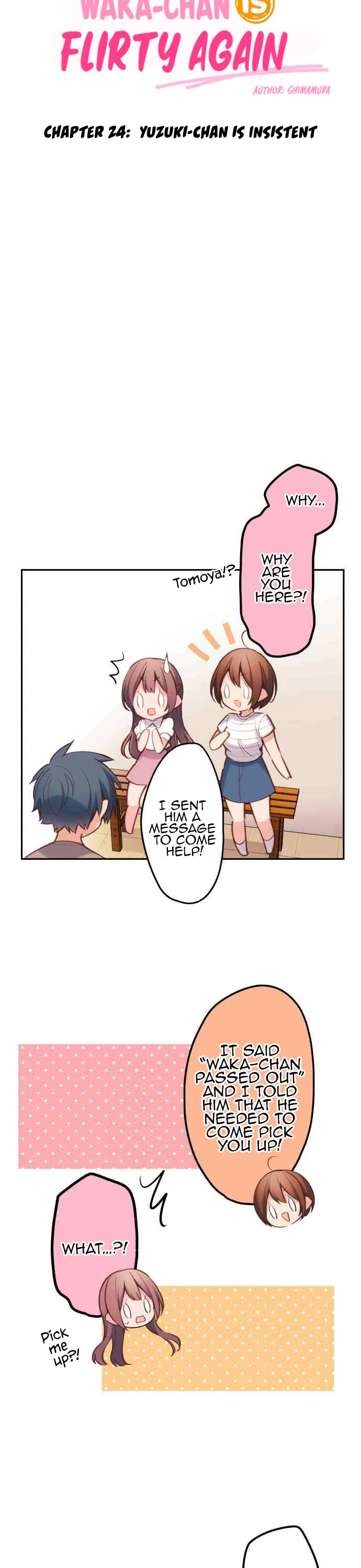 Waka-chan Is Flirty Again Chapter 24 page 7 - Chapter 24: Yuzuki-chan is Insistent