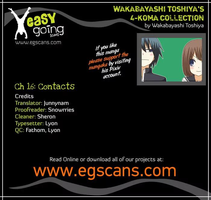 Wakabayashi Toshiya's 4-koma Collection Chapter 16 page 1 - Chapter 16: Contact