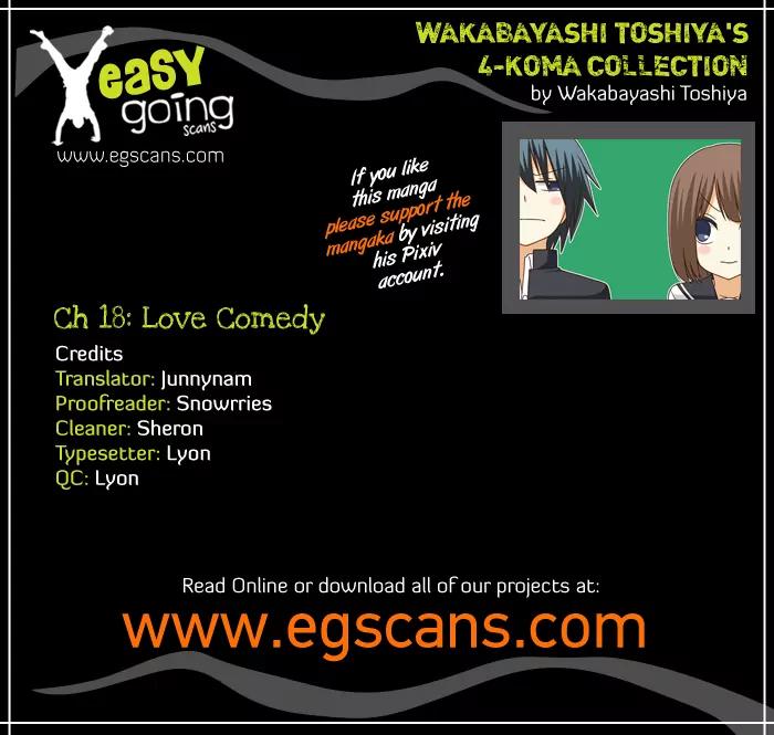Wakabayashi Toshiya's 4-koma Collection Chapter 18 page 1 - Chapter 18: Love Comedy