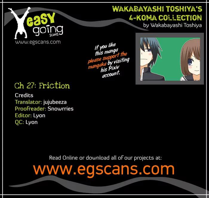 Wakabayashi Toshiya's 4-koma Collection Chapter 27 page 1 - Chapter 27: Friction