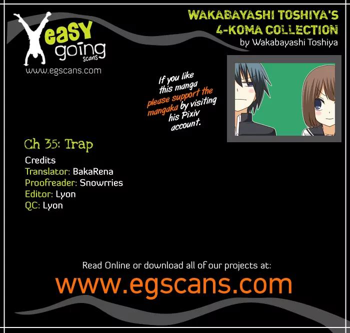 Wakabayashi Toshiya's 4-koma Collection Chapter 35 page 1 - Chapter 35: Trap