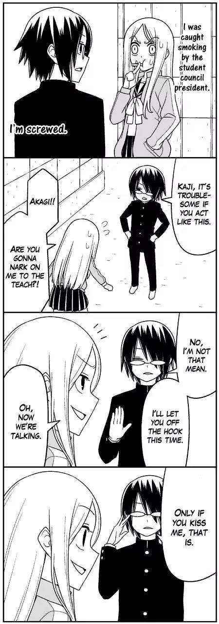 Wakabayashi Toshiya's 4-koma Collection Chapter 4 page 3 - Chapter 4: Student Council President's Worries