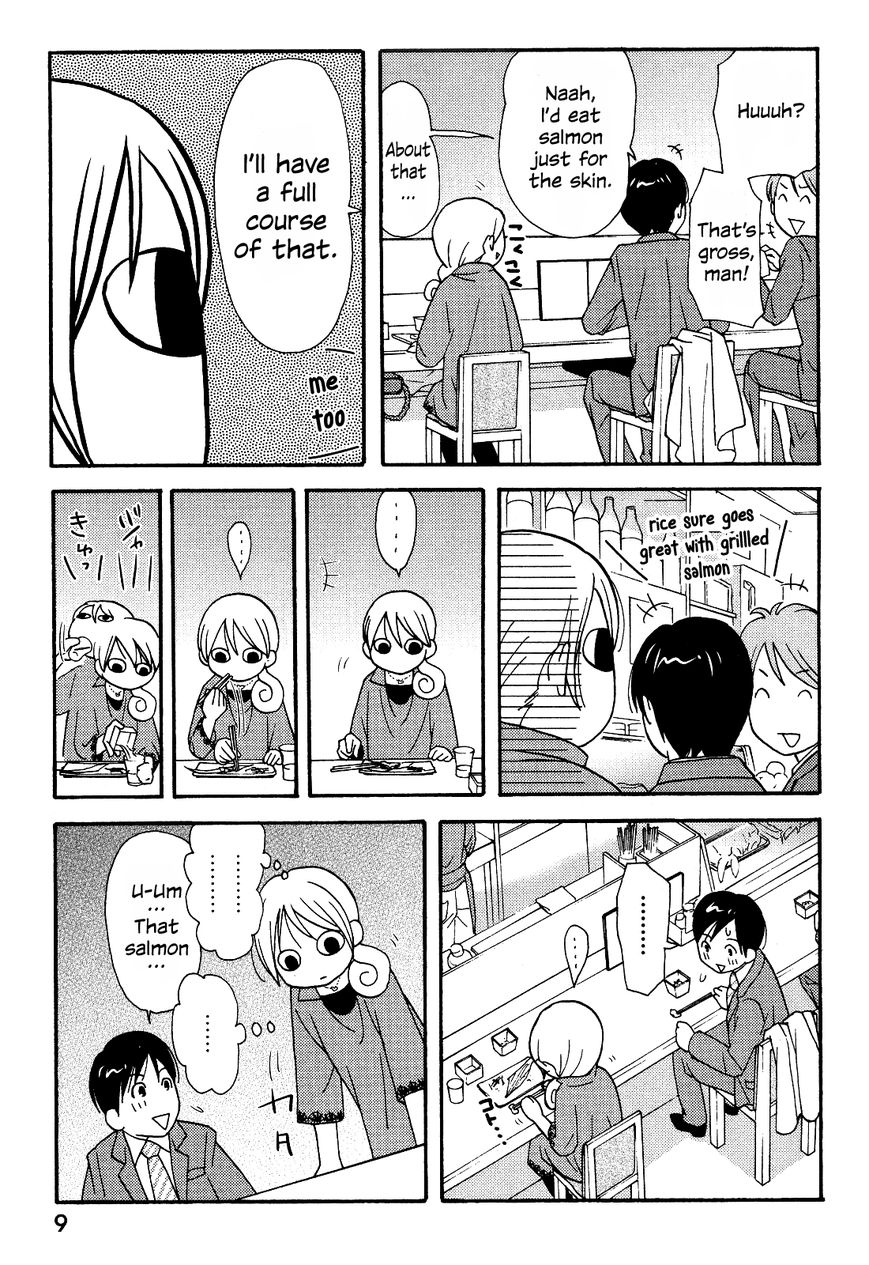 Wakako-Zake Chapter 1 page 12 - Chapter 1 : Salmon grilled with salt