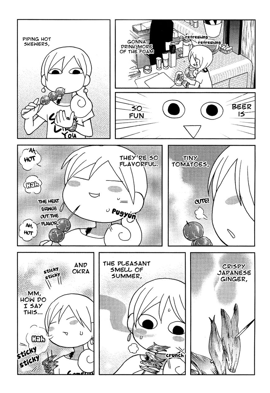 Wakako-Zake Chapter 40 page 4 - Chapter 40 : Skewered Summer Veggies