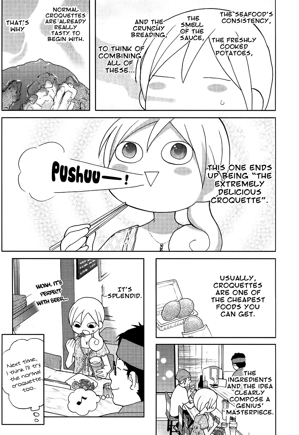 Wakako-Zake Chapter 42 page 5 - Chapter 42 : Seafood Croquette