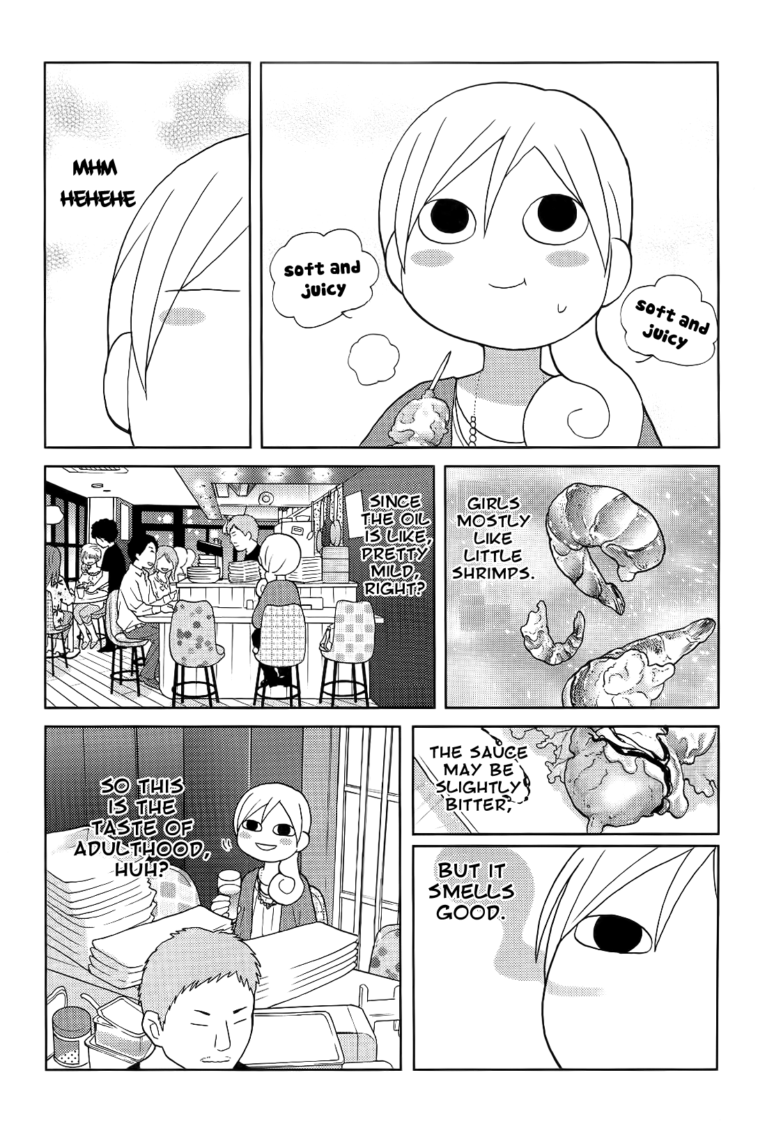 Wakako-Zake Chapter 45 page 4 - Chapter 45 : Ebi-Mayo for Adults