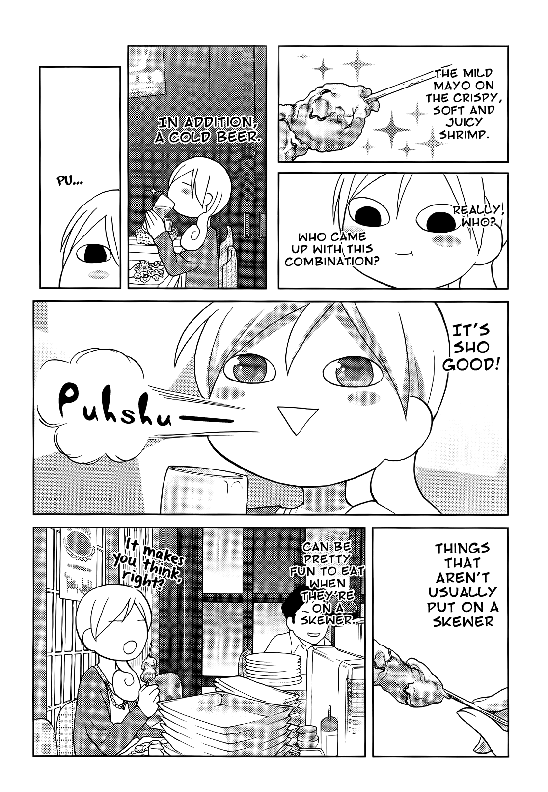 Wakako-Zake Chapter 45 page 5 - Chapter 45 : Ebi-Mayo for Adults
