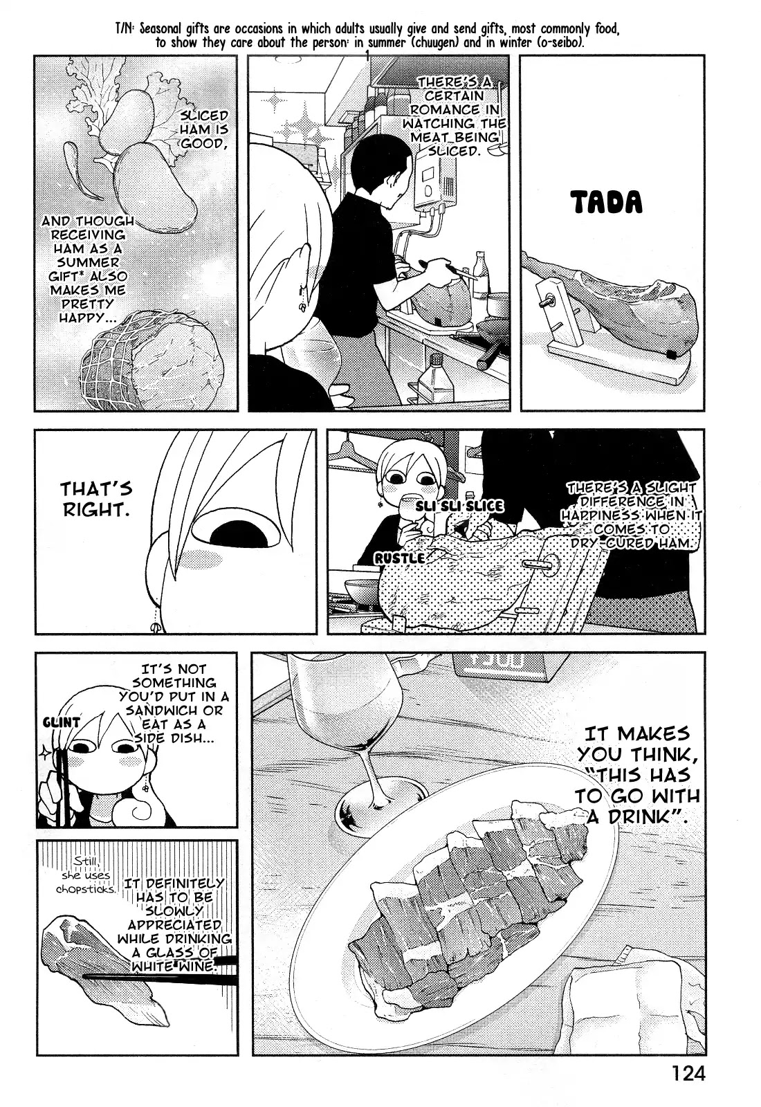 Wakako-Zake Chapter 48 page 3 - Chapter 48: Raw Ham