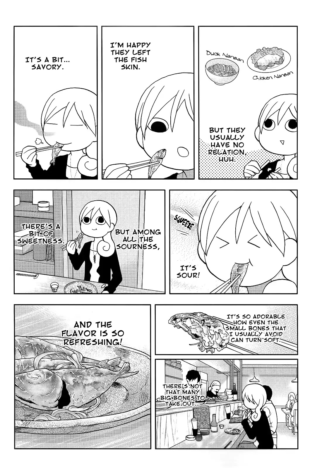 Wakako-Zake Chapter 49 page 3 - Chapter 49: Horse Mackerel Nanbanzuke