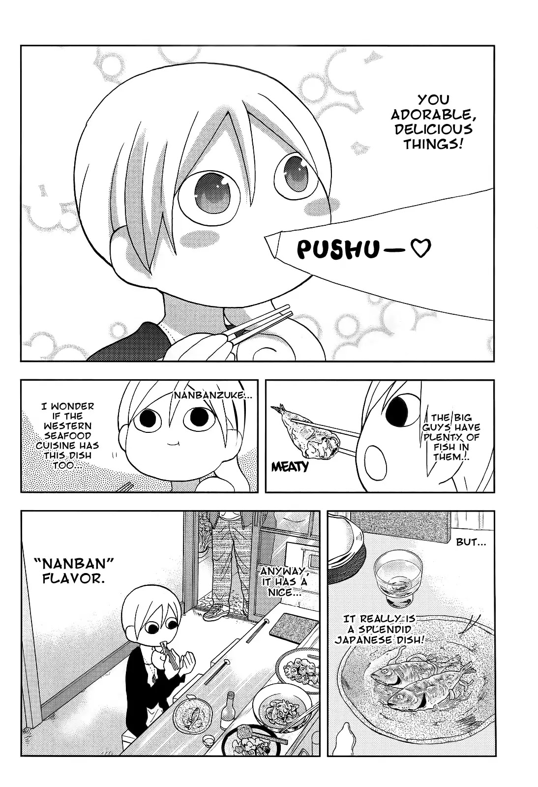 Wakako-Zake Chapter 49 page 5 - Chapter 49: Horse Mackerel Nanbanzuke