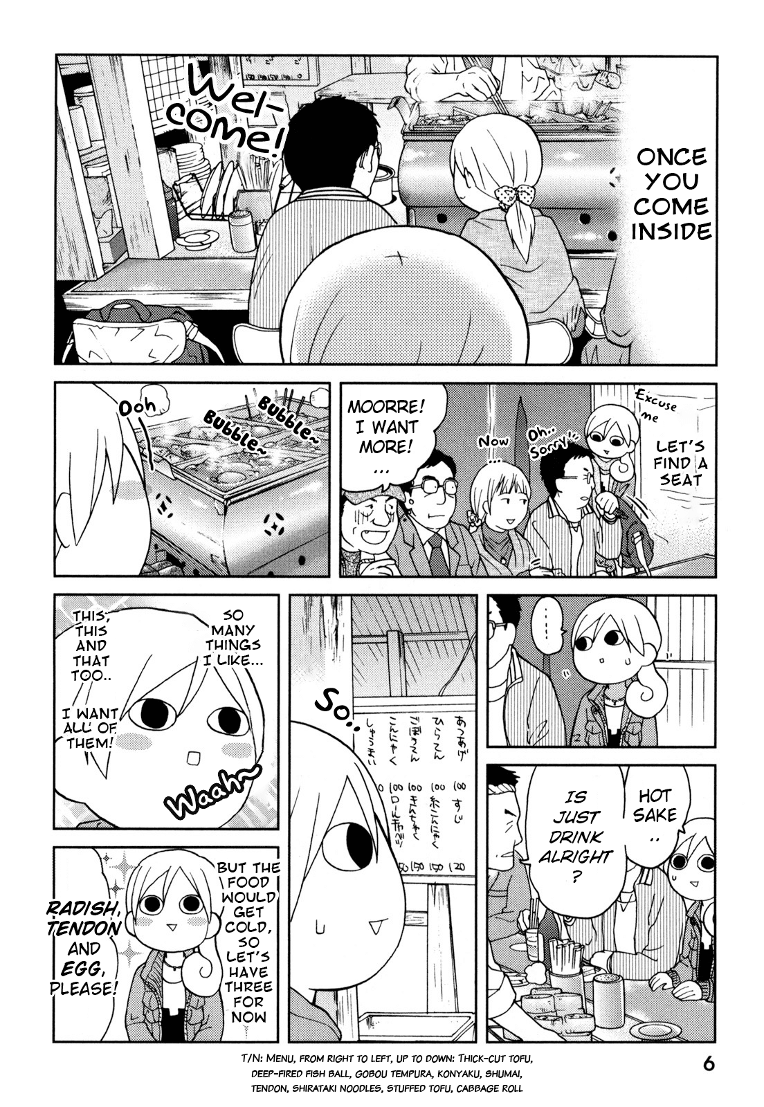 Wakako-Zake Chapter 53 page 7 - Chapter 53: Oden