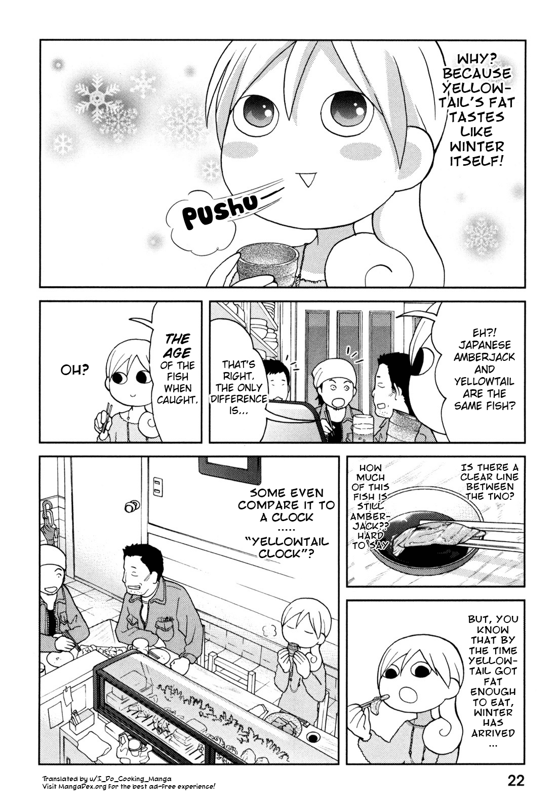 Wakako-Zake Chapter 56 page 4 - Chapter 56: Yellowtail Sashimi
