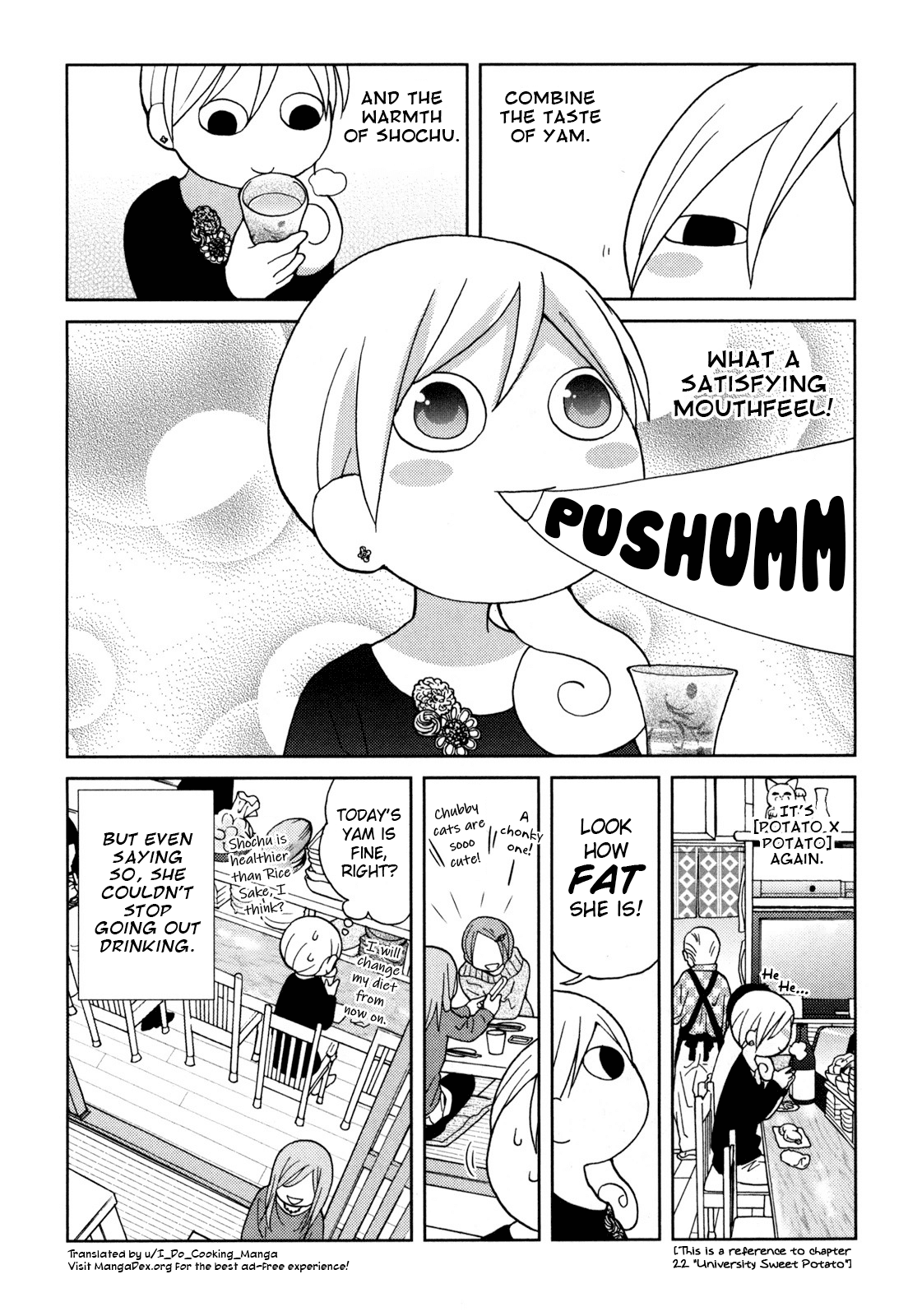 Wakako-Zake Chapter 57 page 4 - Chapter 57: Grilled Mountain Yam
