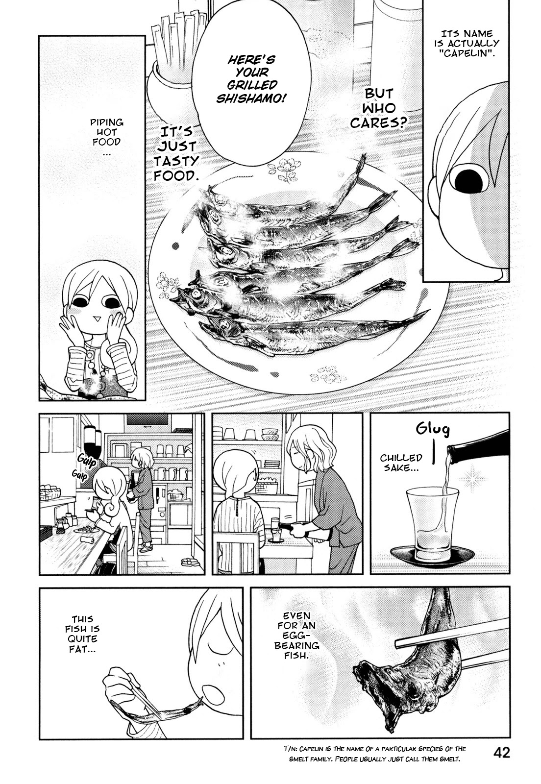 Wakako-Zake Chapter 60 page 2 - Chapter 60: Grilled Shishamo