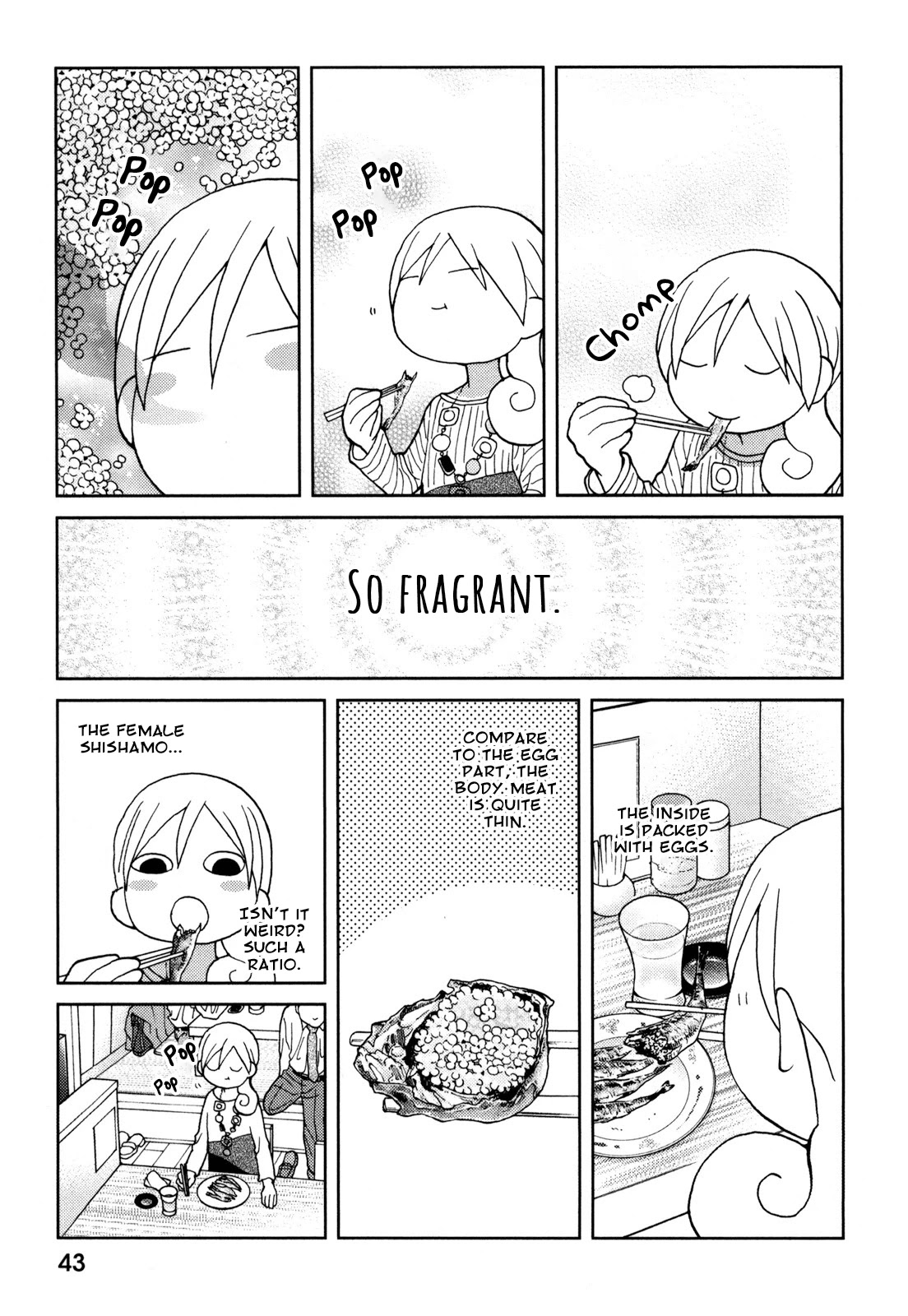 Wakako-Zake Chapter 60 page 3 - Chapter 60: Grilled Shishamo