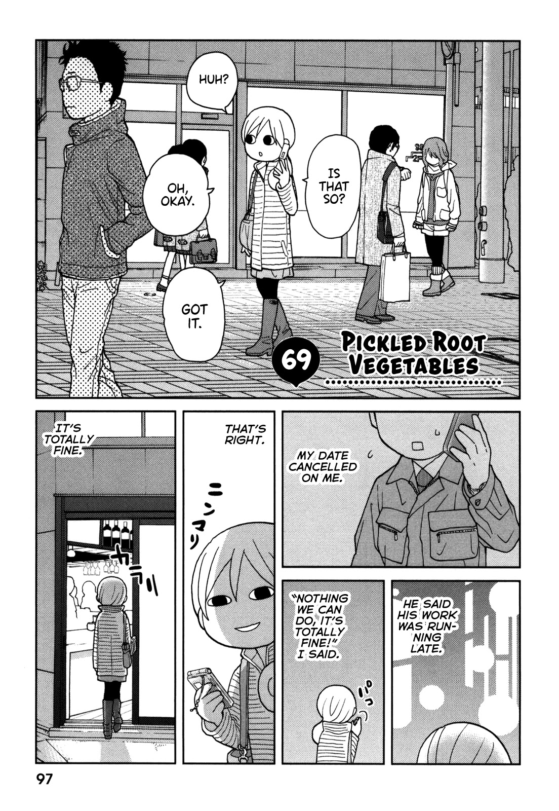 Wakako-Zake Chapter 69 page 1 - Chapter 69: Pickled Root Vegetables