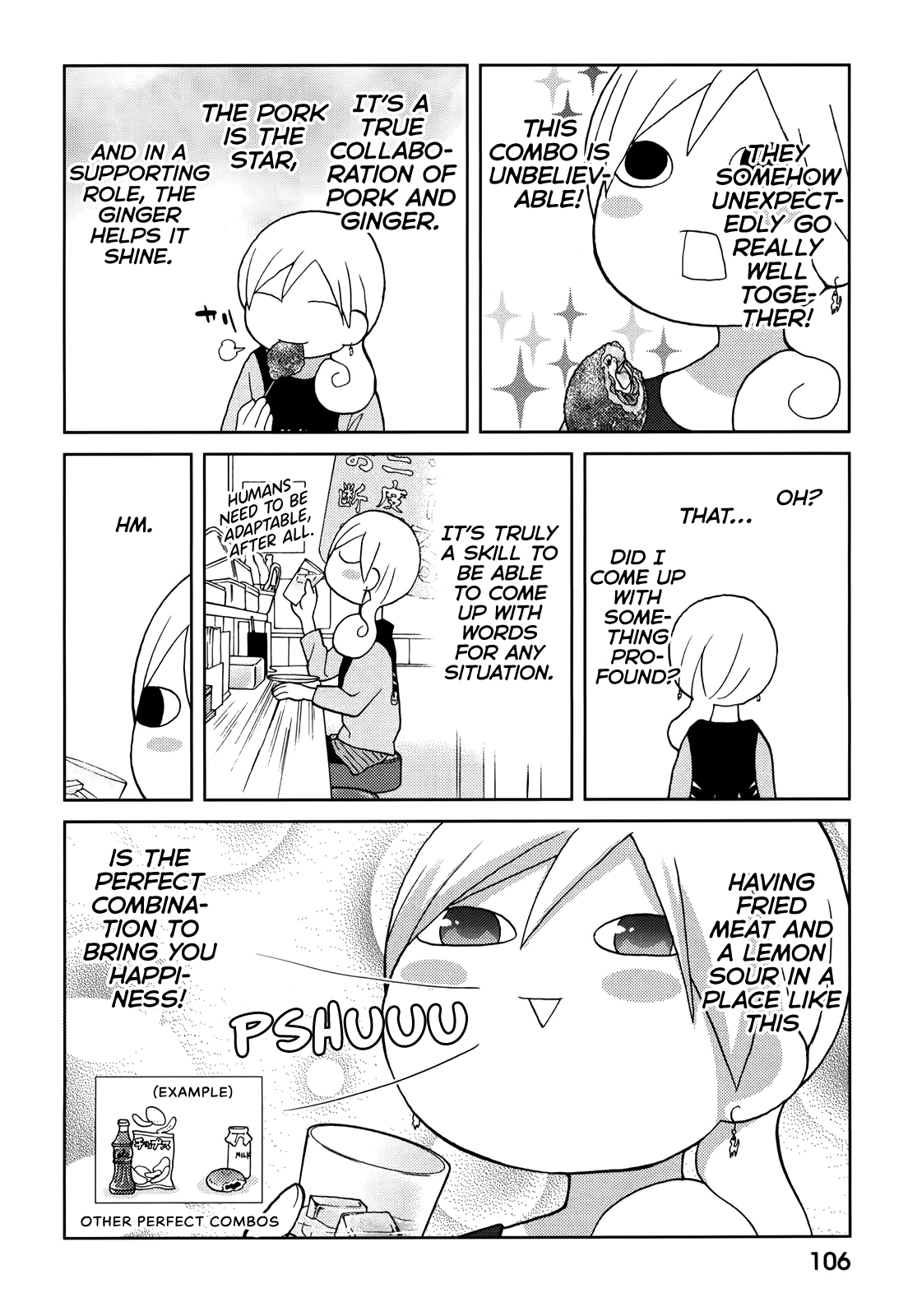 Wakako-Zake Chapter 70 page 6 - Chapter 70: Kushikatsu