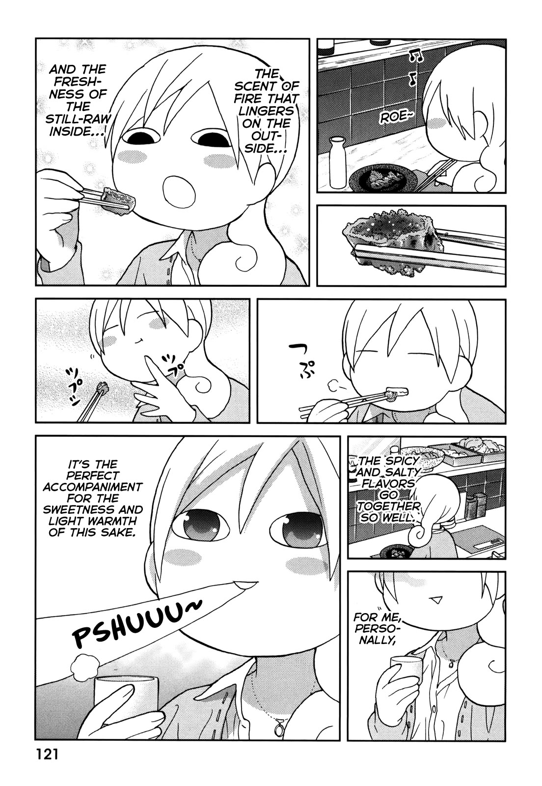 Wakako-Zake Chapter 73 page 3 - Chapter 73: Roasted Roe